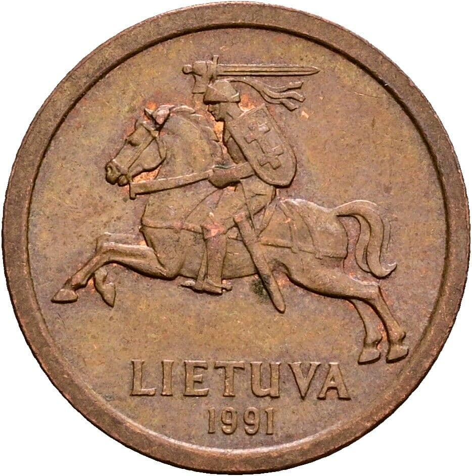 10 Centu 1991 – Rückseite