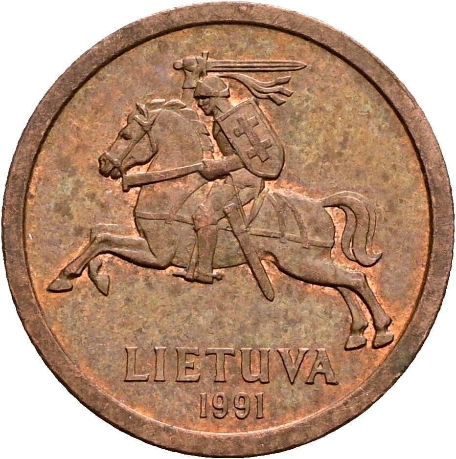 10 Centu 1991 – Rückseite