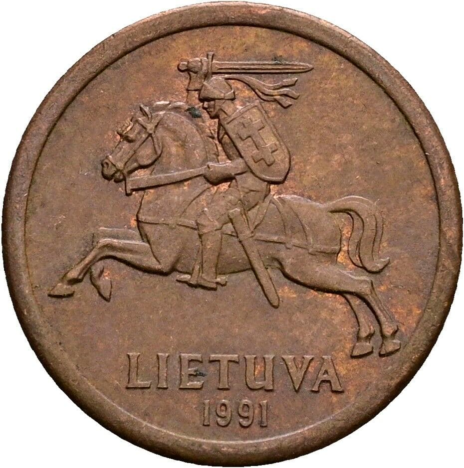 10 Centu 1991 – Rückseite