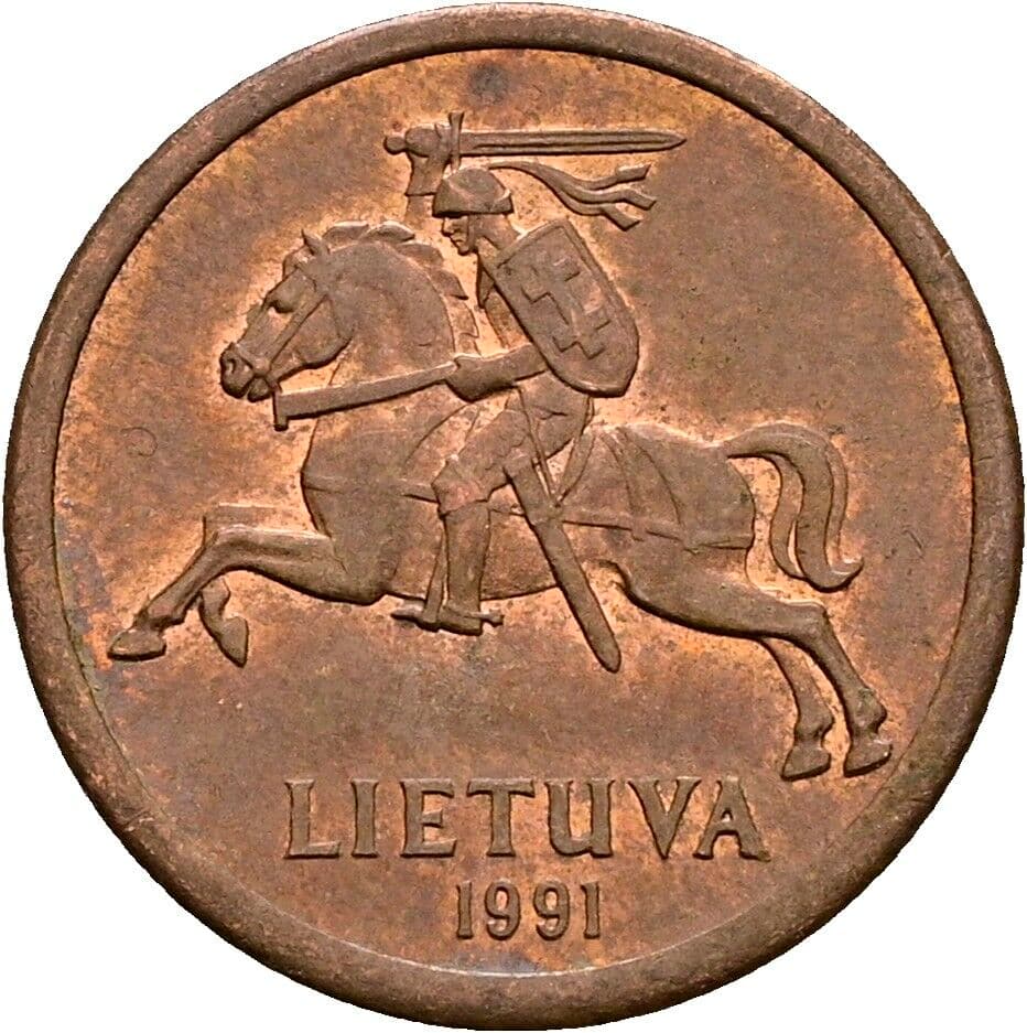 10 Centu 1991 – Rückseite