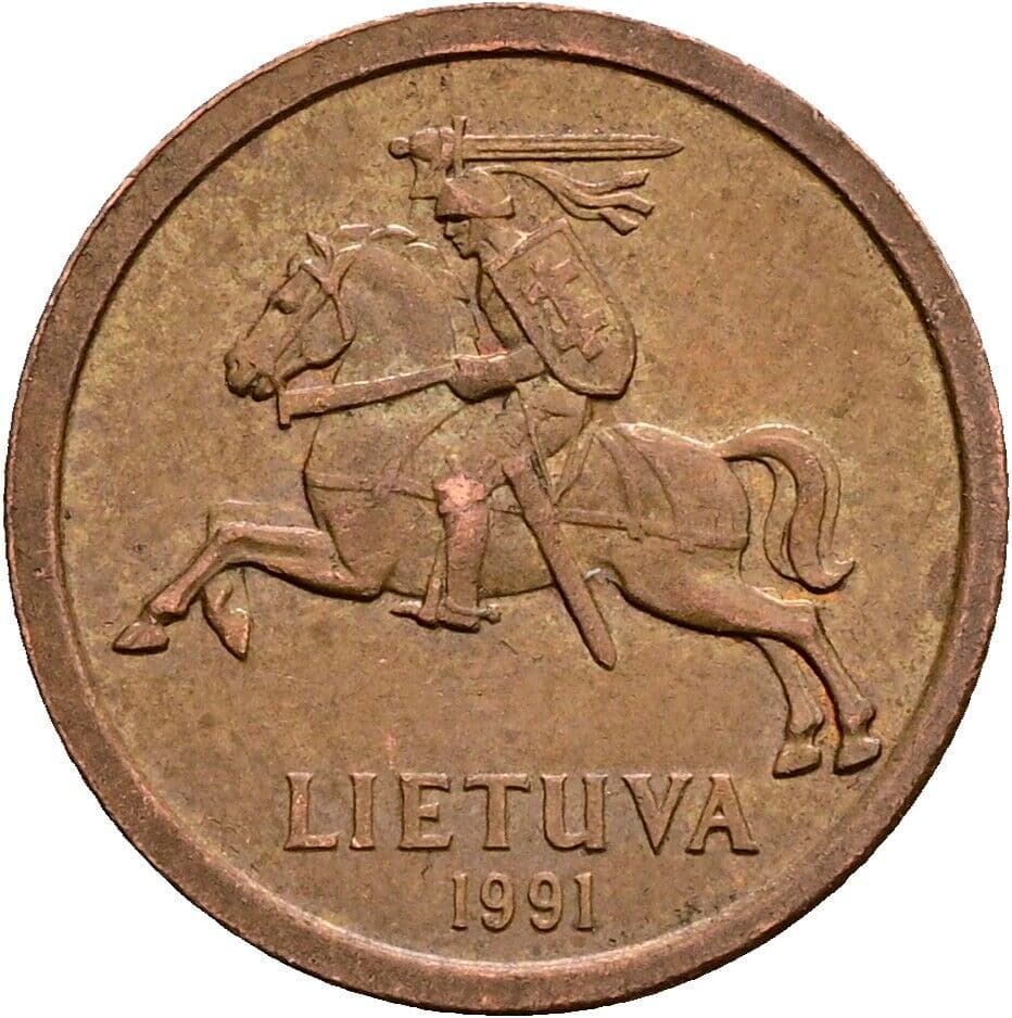 10 Centu 1991 – Rückseite