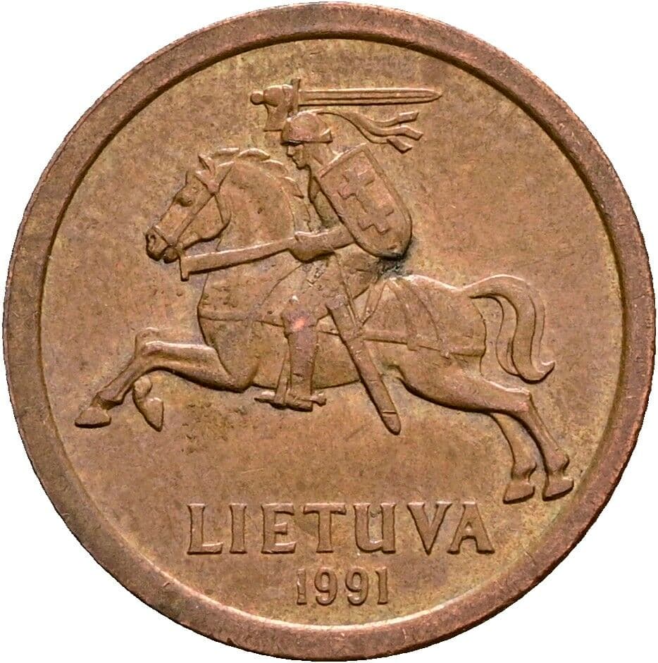 10 Centu 1991 – Rückseite