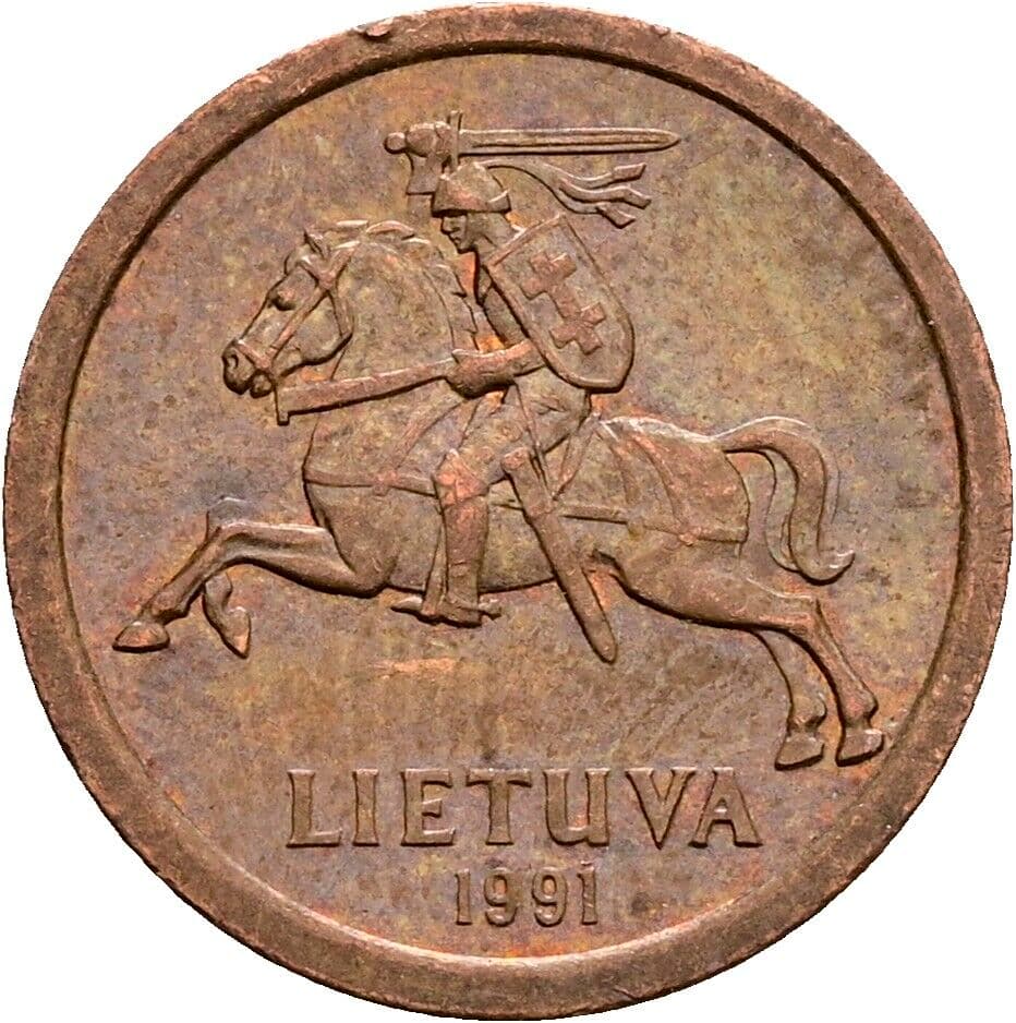 10 Centu 1991 – Rückseite