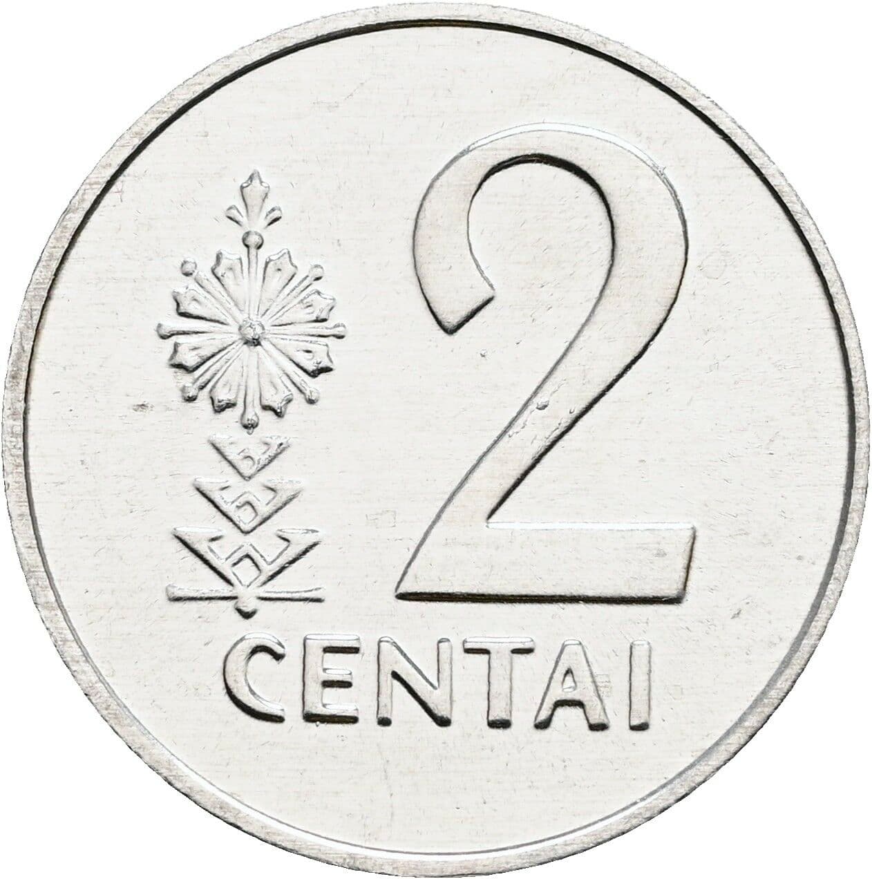 2 Centai 1991 – Vorderseite