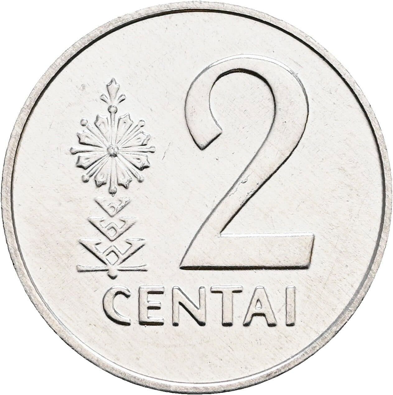 2 Centai 1991 – Vorderseite
