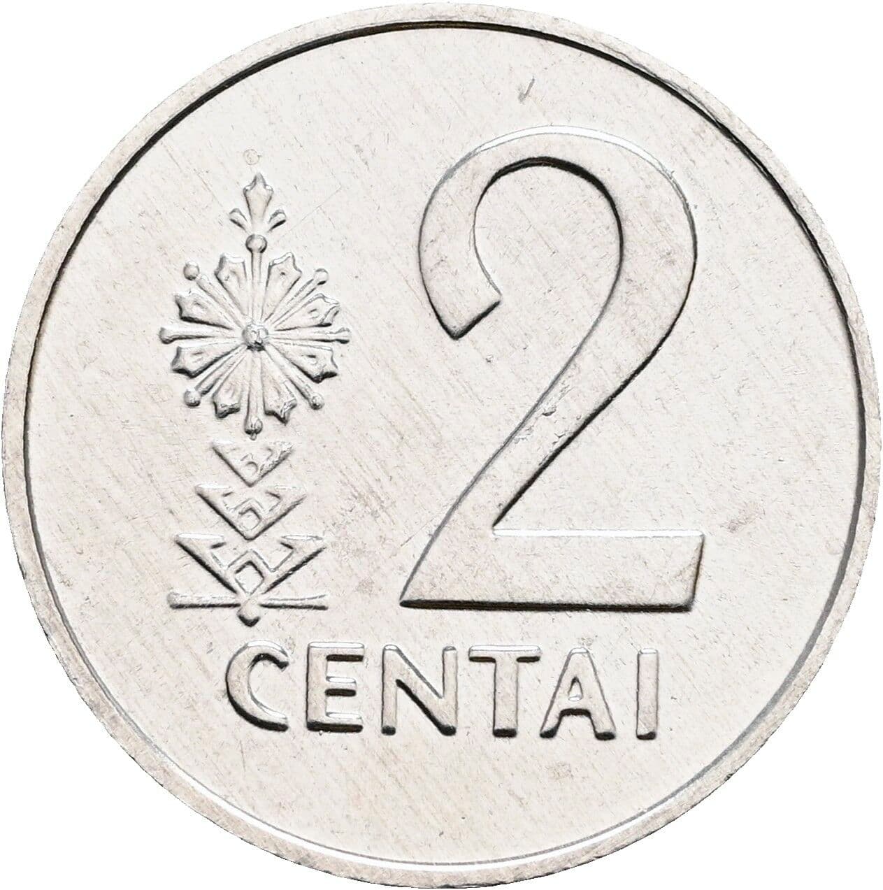 2 Centai 1991 – Vorderseite