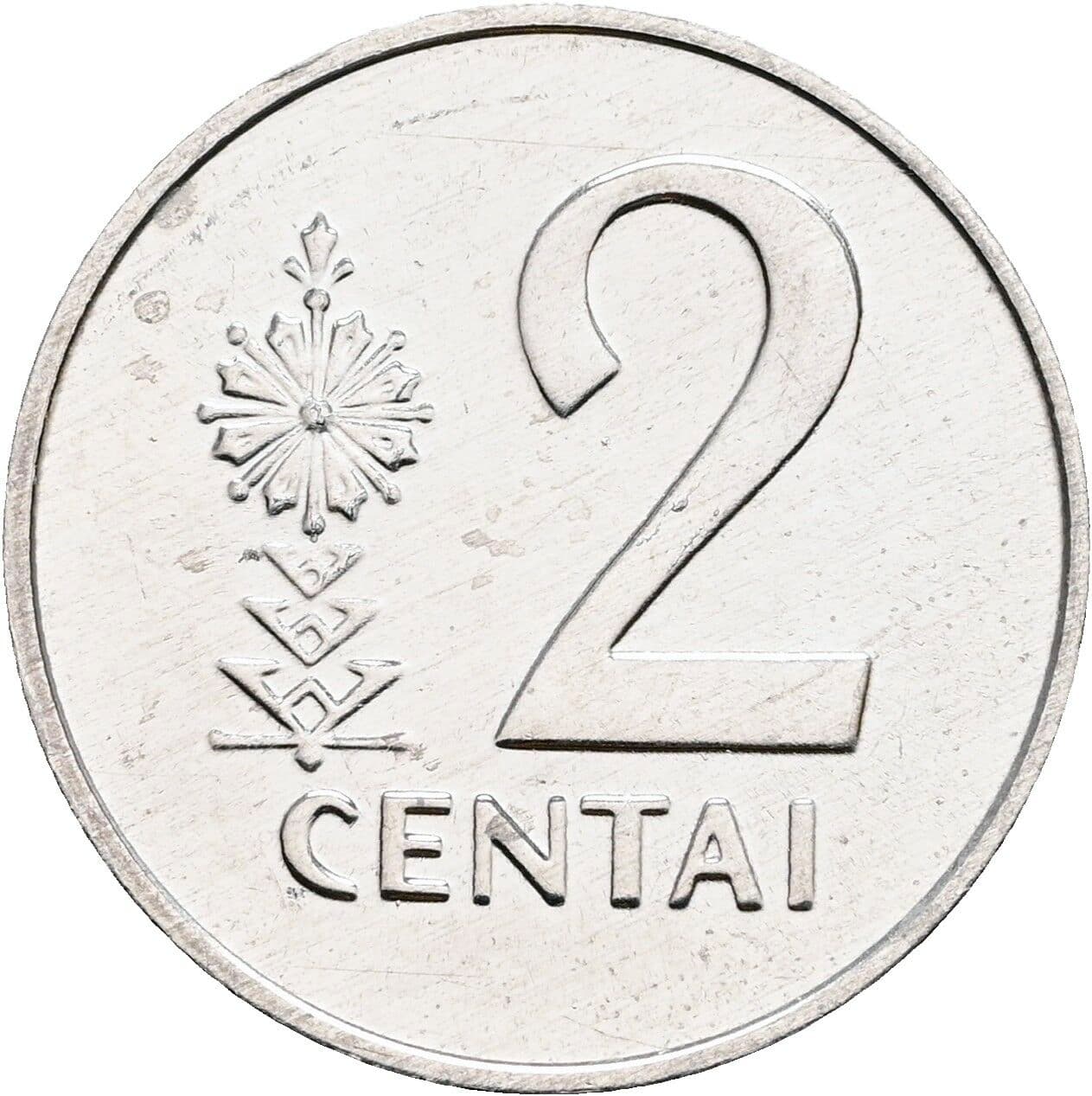 2 Centai 1991 – Vorderseite