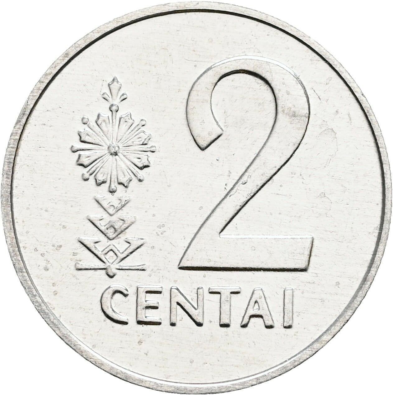 2 Centai 1991 – Vorderseite