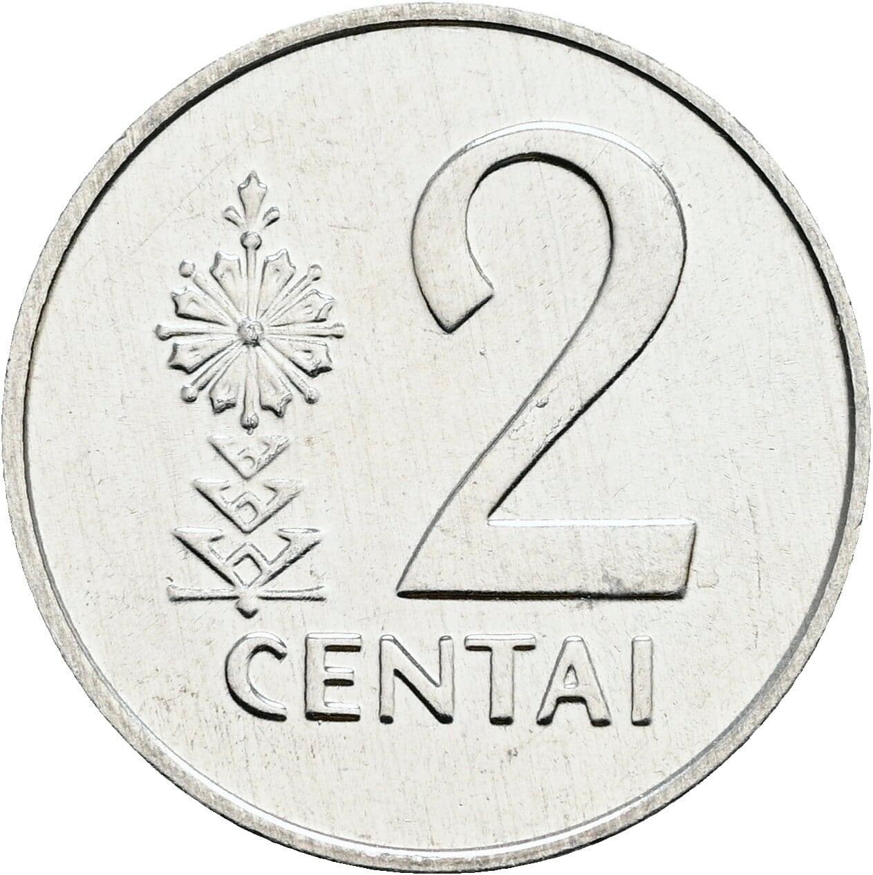 2 Centai 1991 – Vorderseite