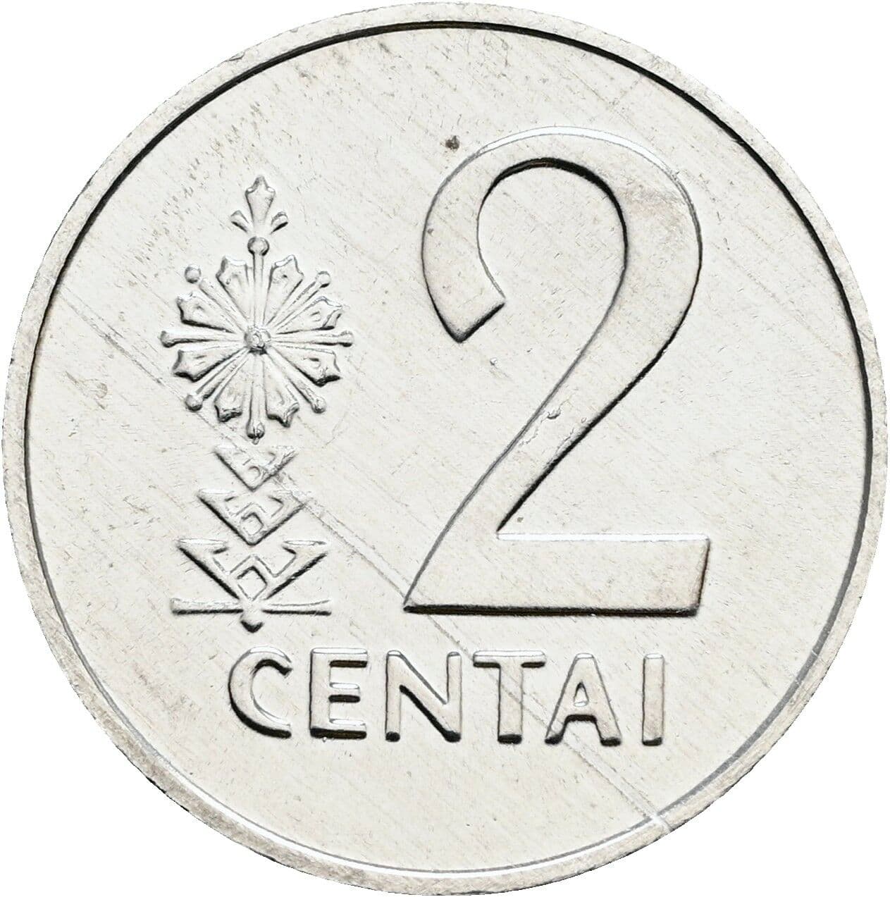 2 Centai 1991 – Vorderseite
