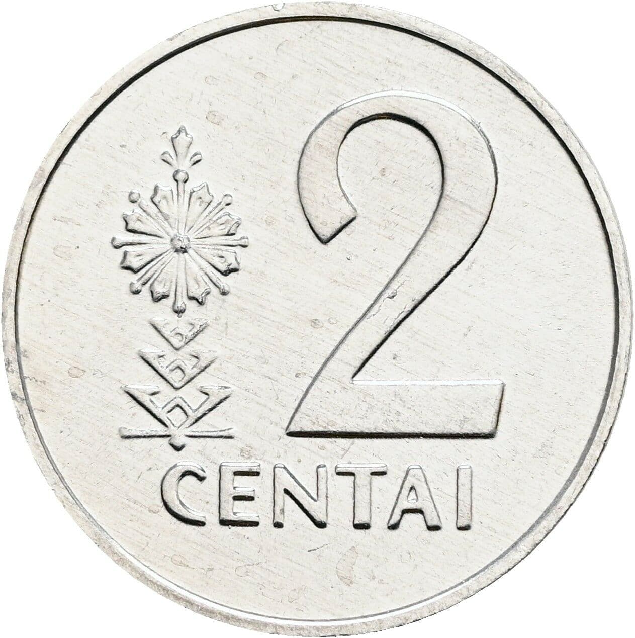 2 Centai 1991 – Vorderseite