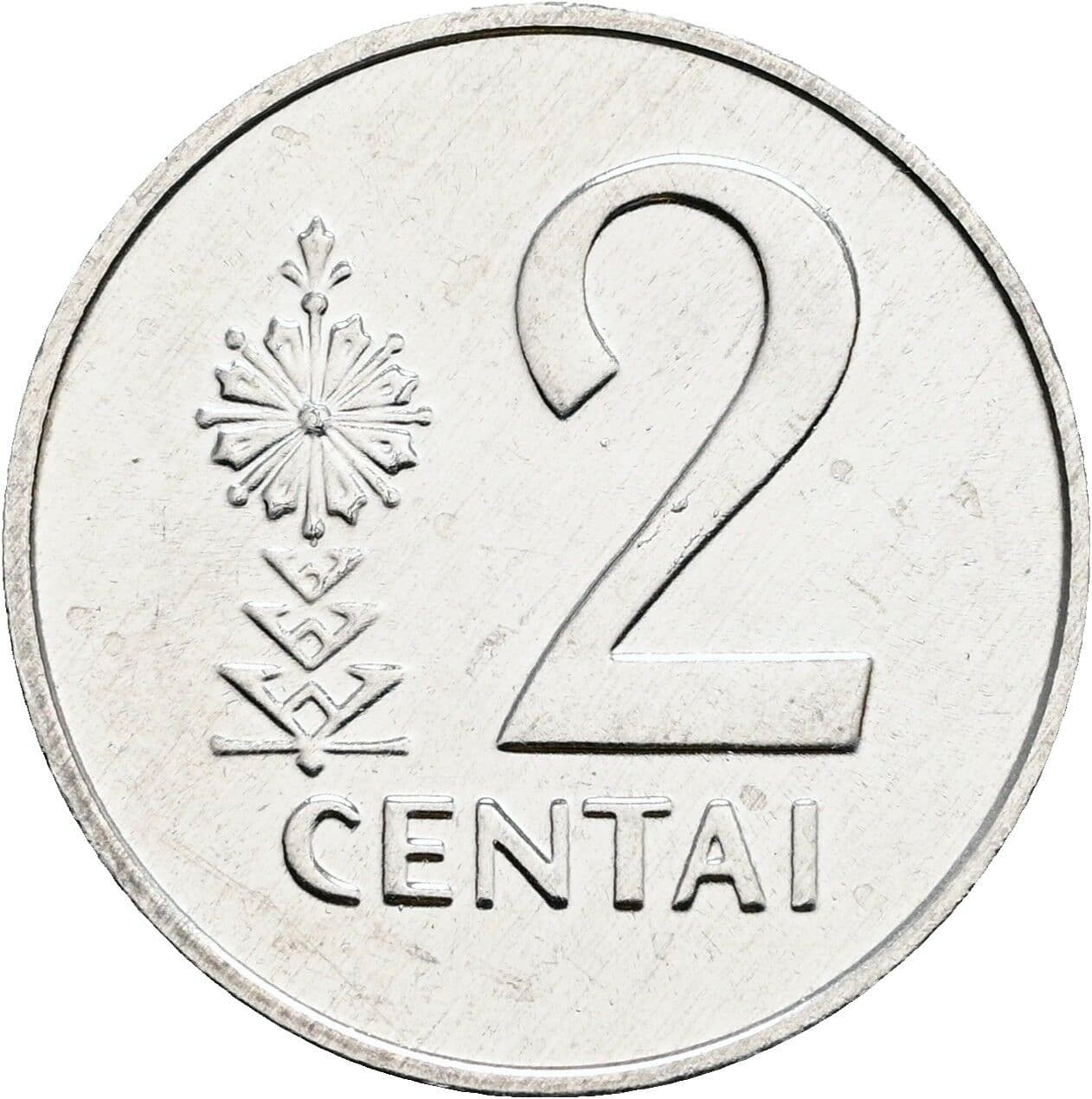 2 Centai 1991 – Vorderseite