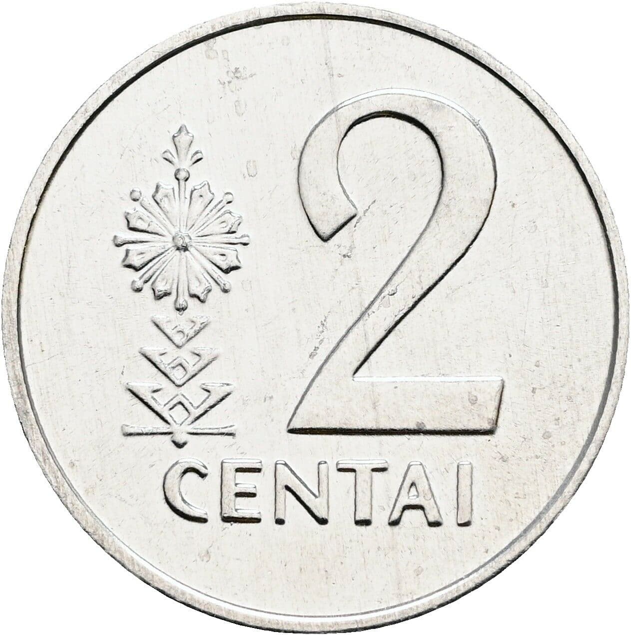 2 Centai 1991 – Vorderseite