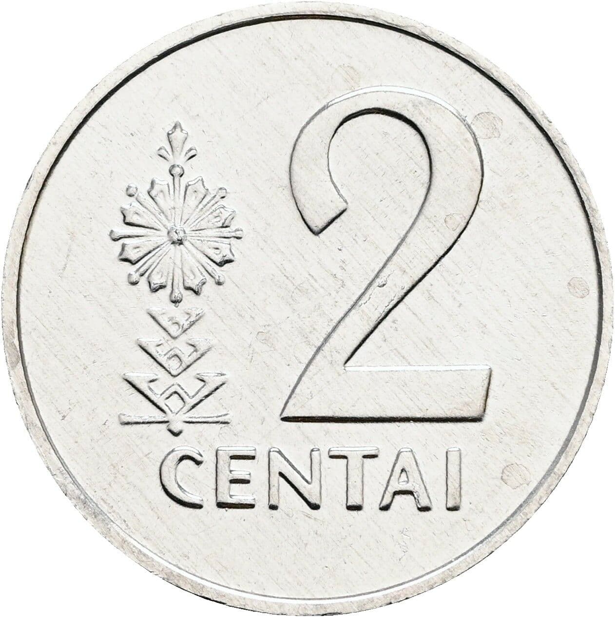 2 Centai 1991 – Vorderseite