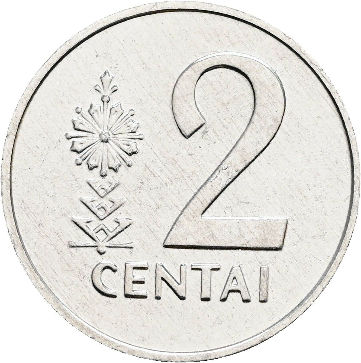 2 Centai 1991 – Vorderseite
