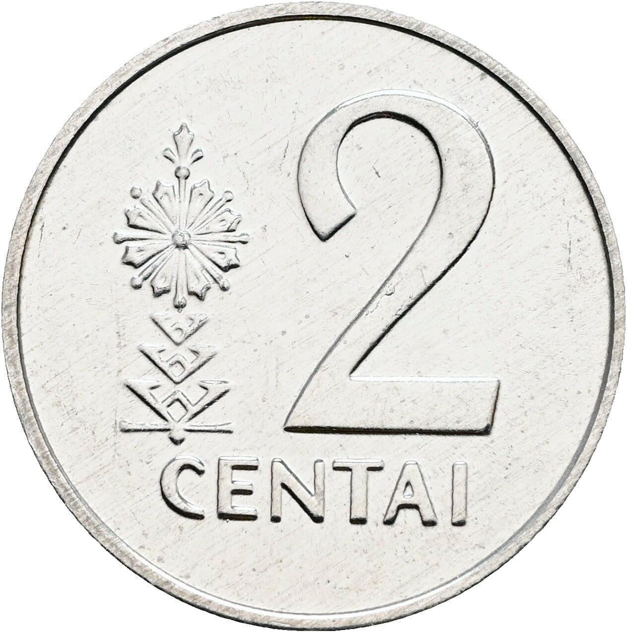 2 Centai 1991 – Vorderseite