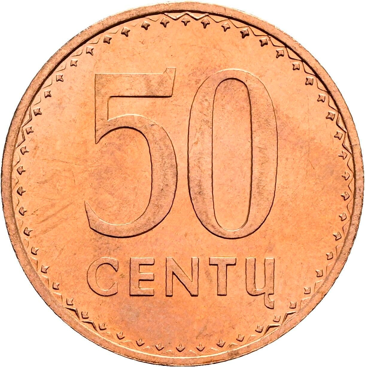 50 Centu 1991 – Vorderseite