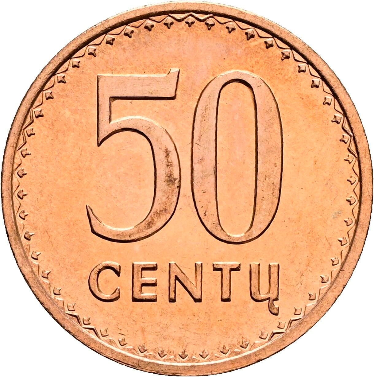 50 Centu 1991 – Vorderseite