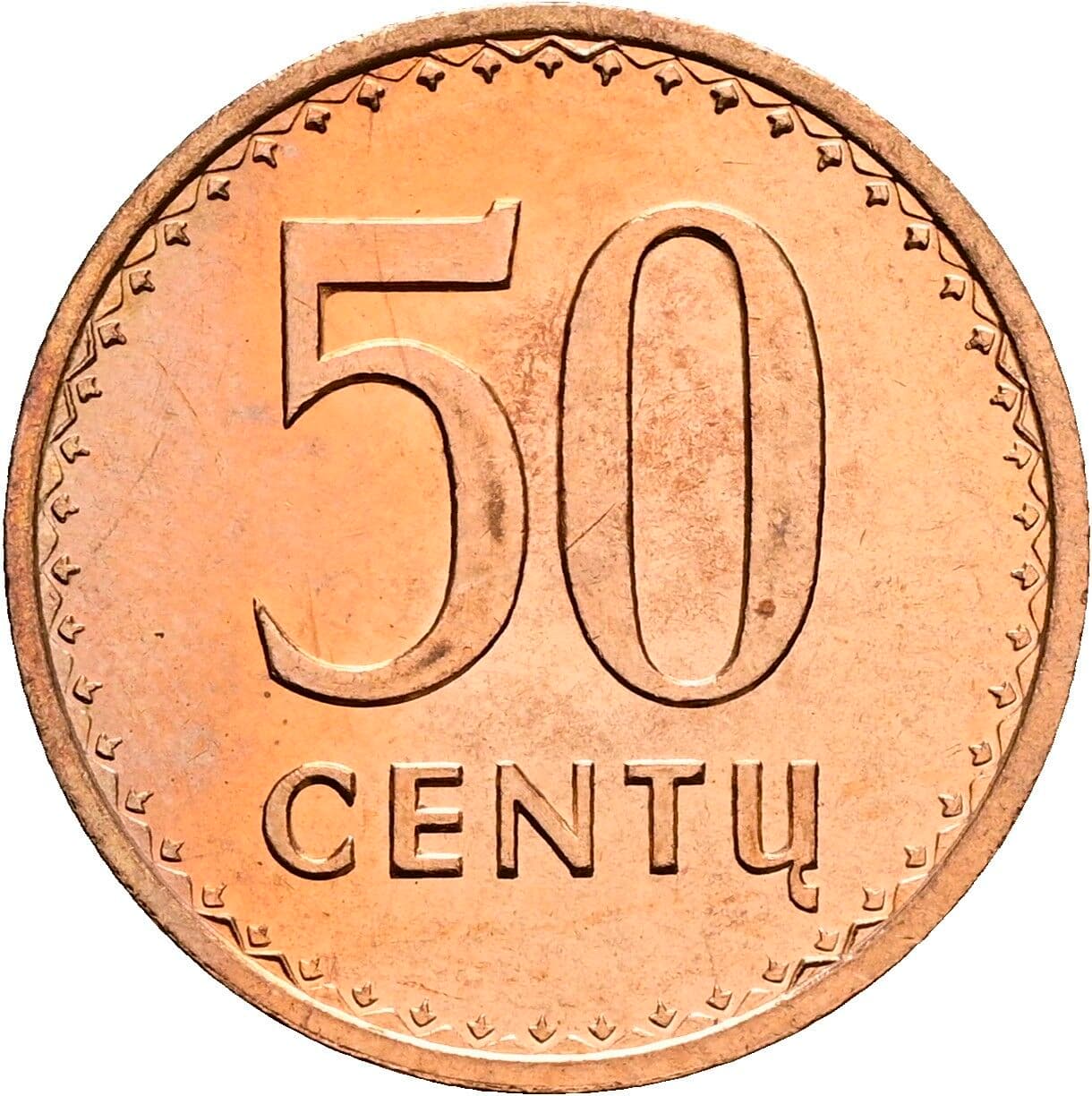 50 Centu 1991 – Vorderseite