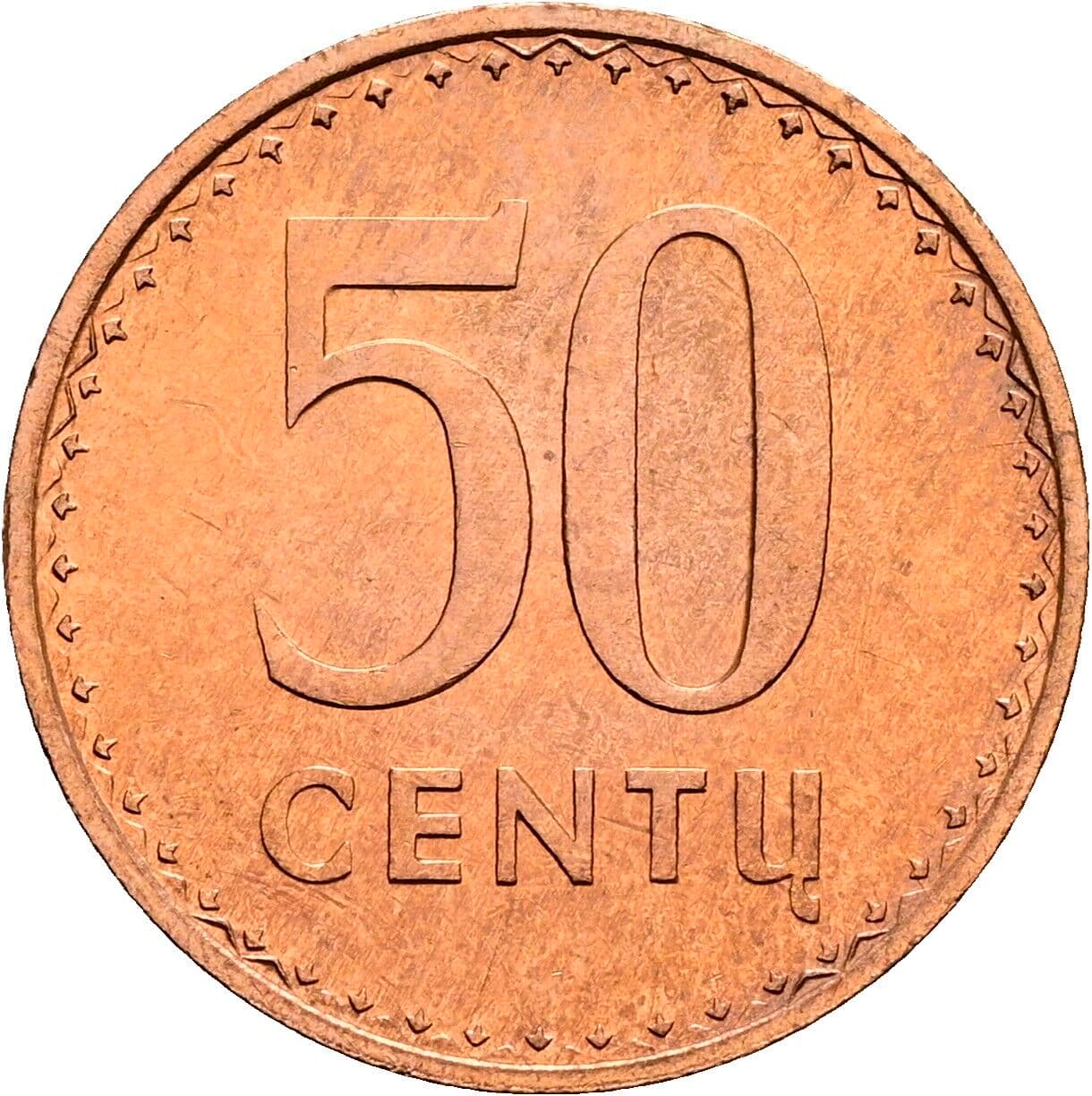 50 Centu 1991 – Vorderseite