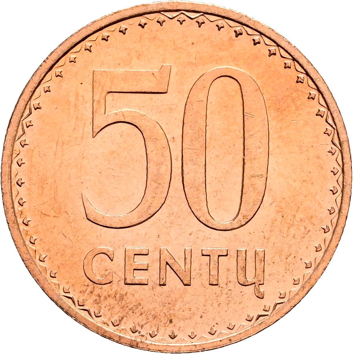 50 Centu 1991 – Vorderseite