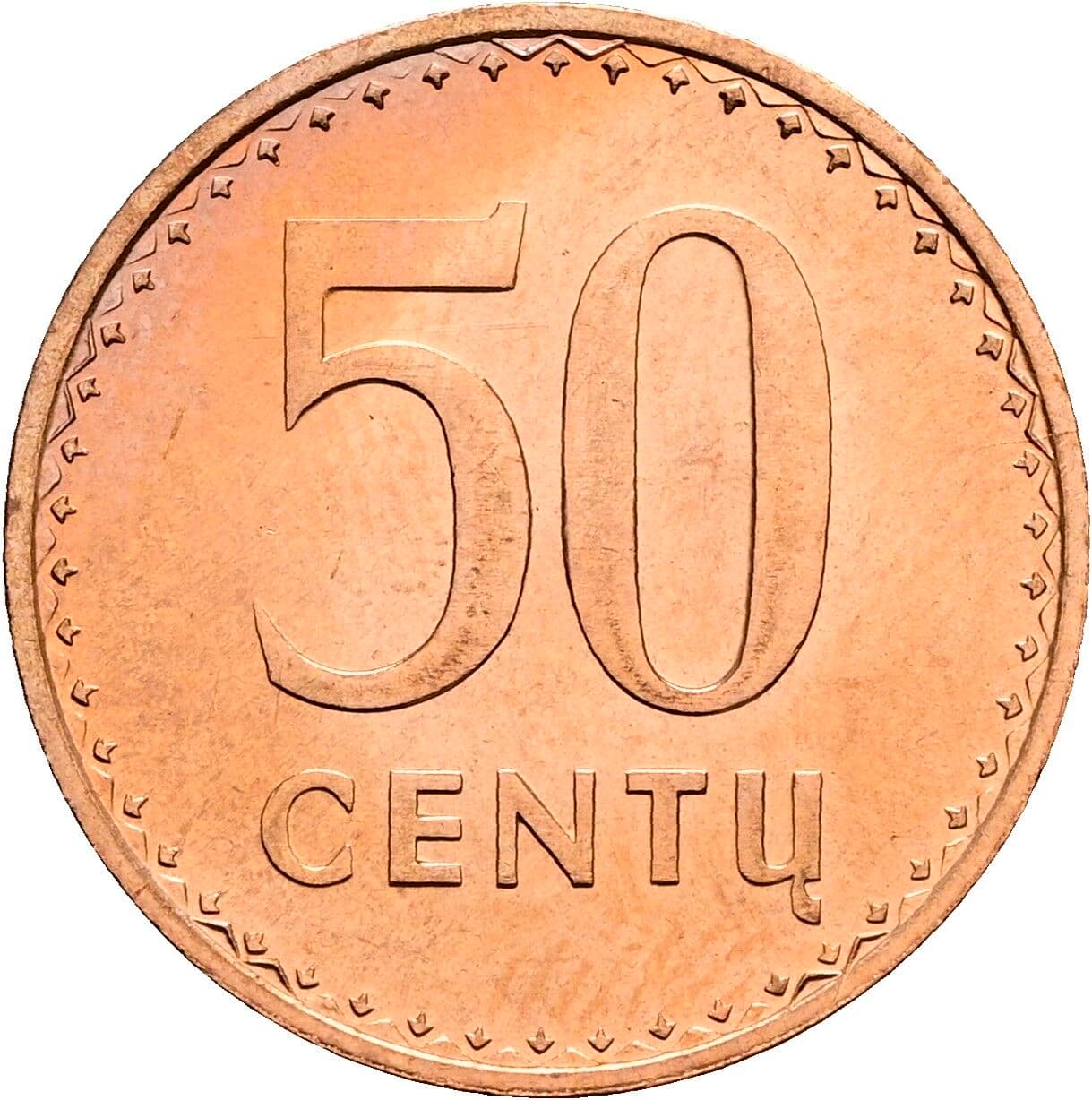 50 Centu 1991 – Vorderseite