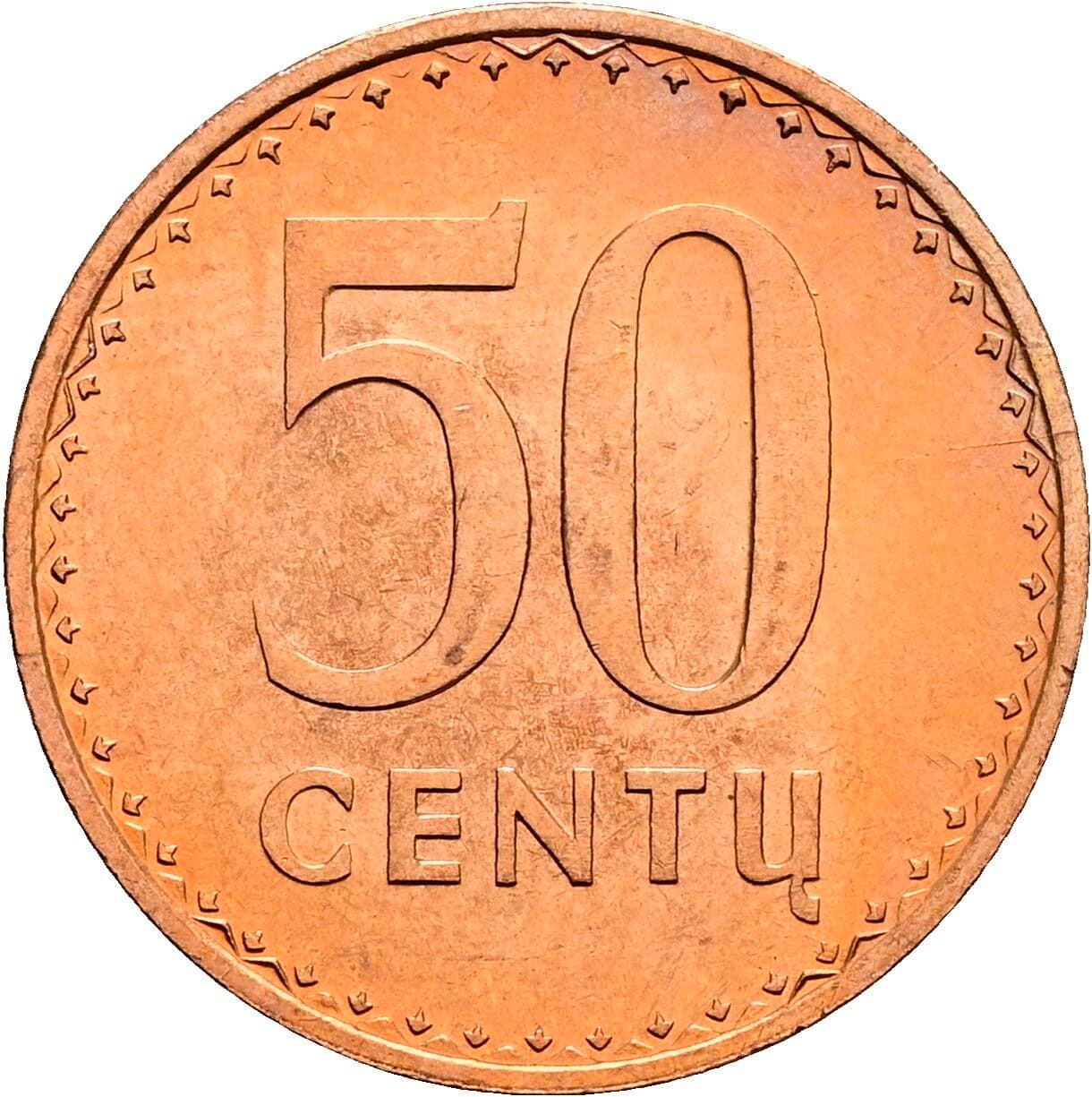 50 Centu 1991 – Vorderseite