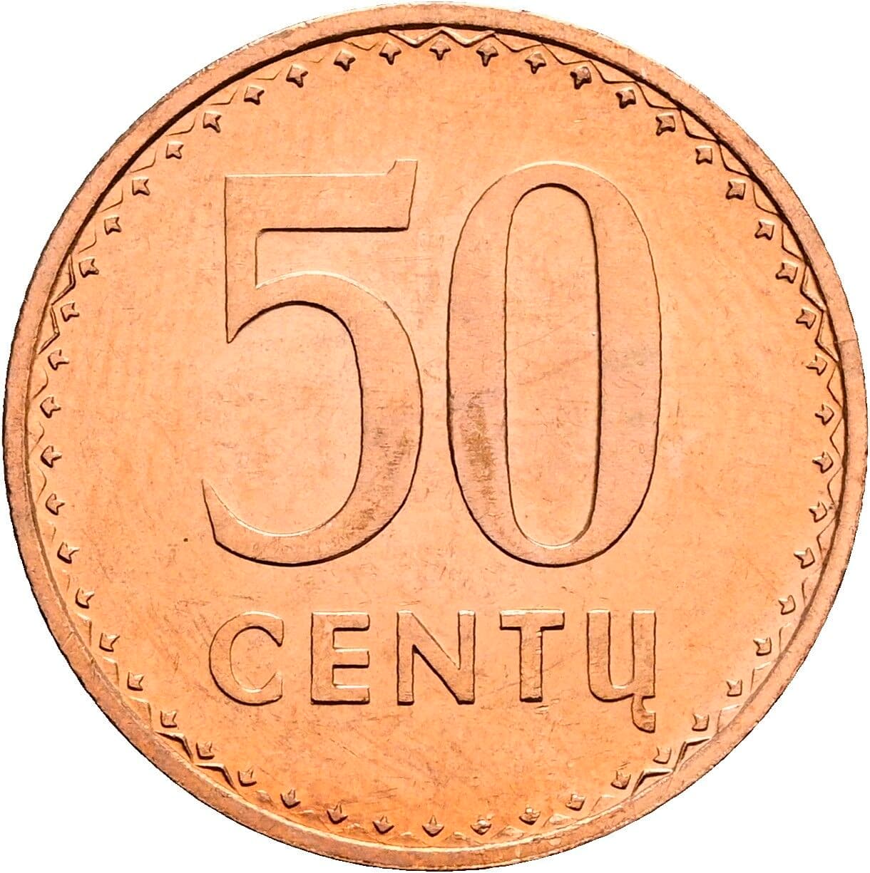 50 Centu 1991 – Vorderseite