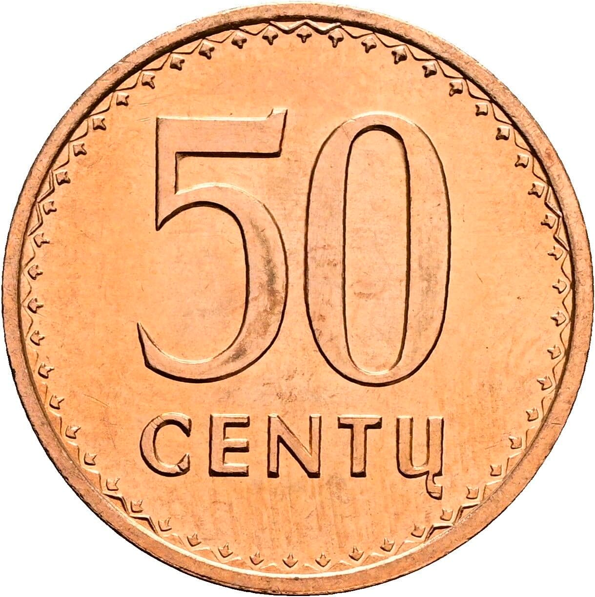 50 Centu 1991 – Vorderseite