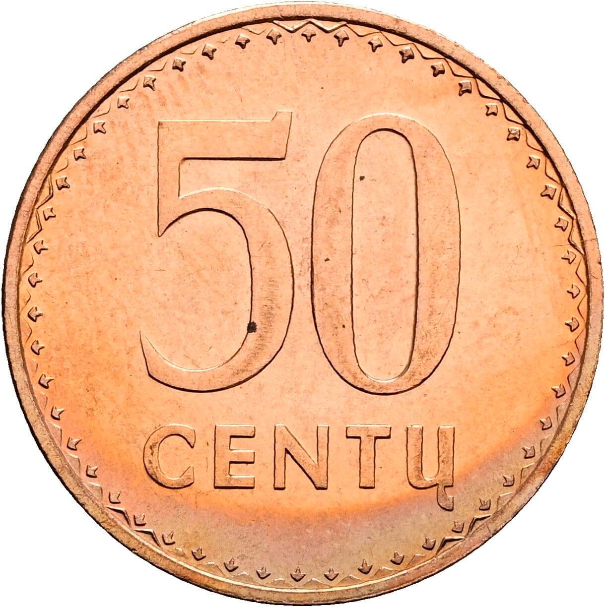 50 Centu 1991 – Vorderseite
