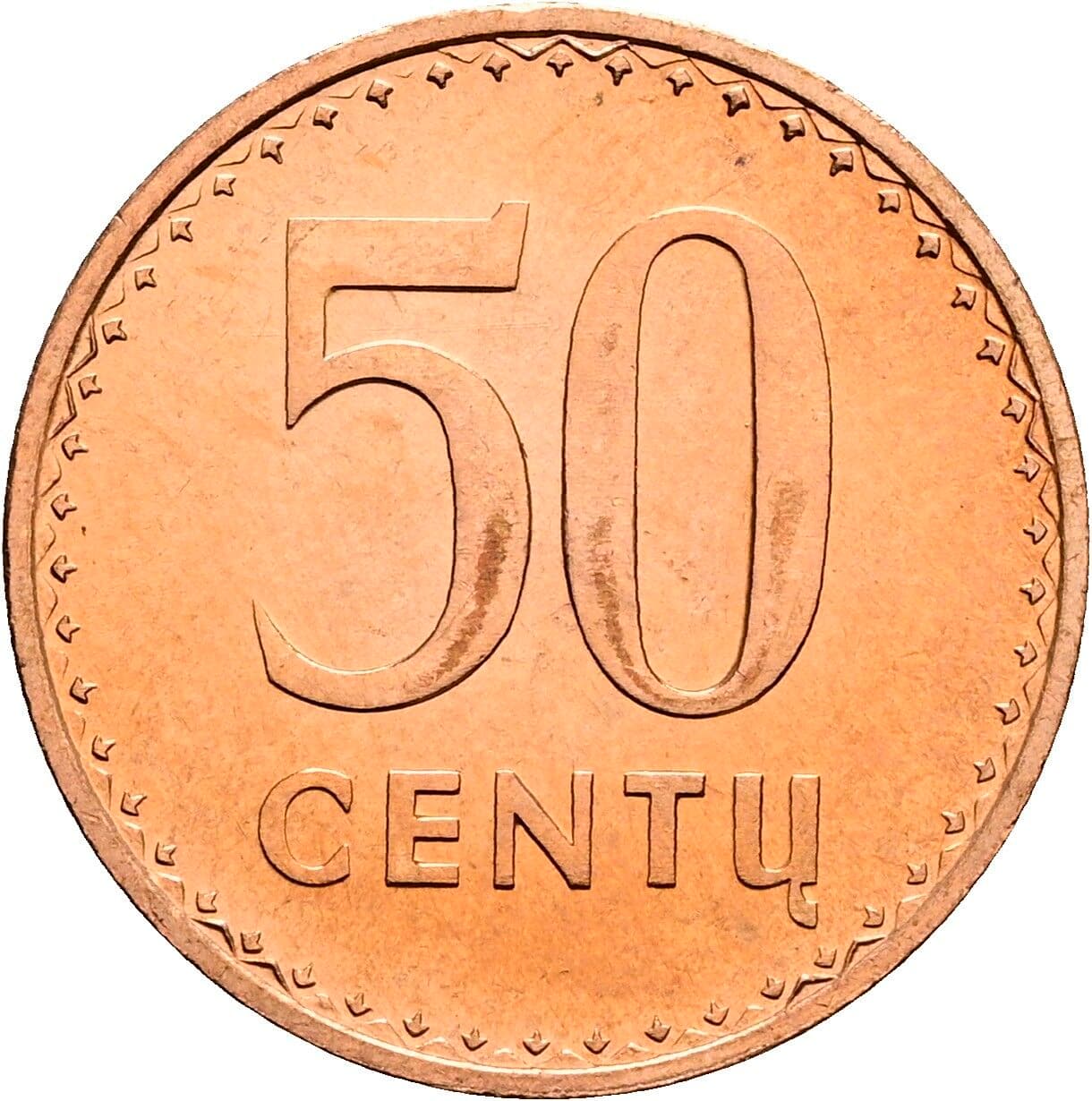 50 Centu 1991 – Vorderseite