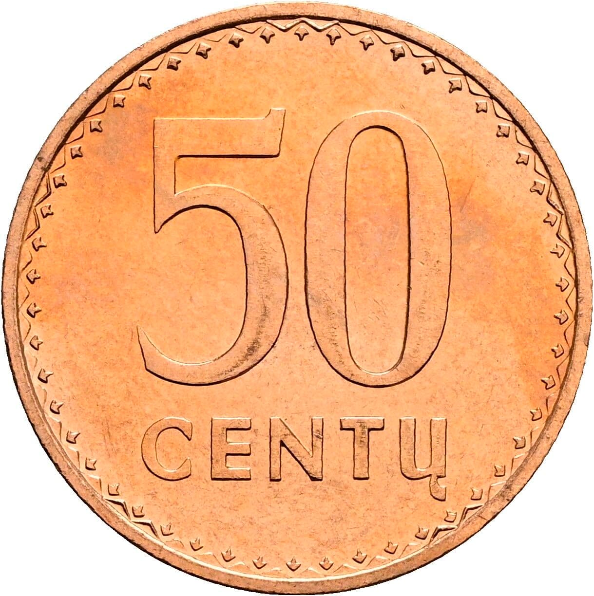 50 Centu 1991 – Vorderseite