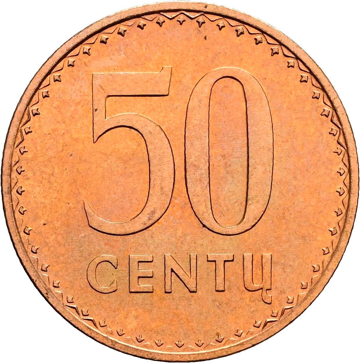50 Centu 1991 – Vorderseite