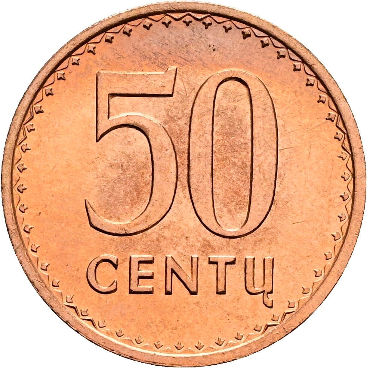 50 Centu 1991 – Vorderseite