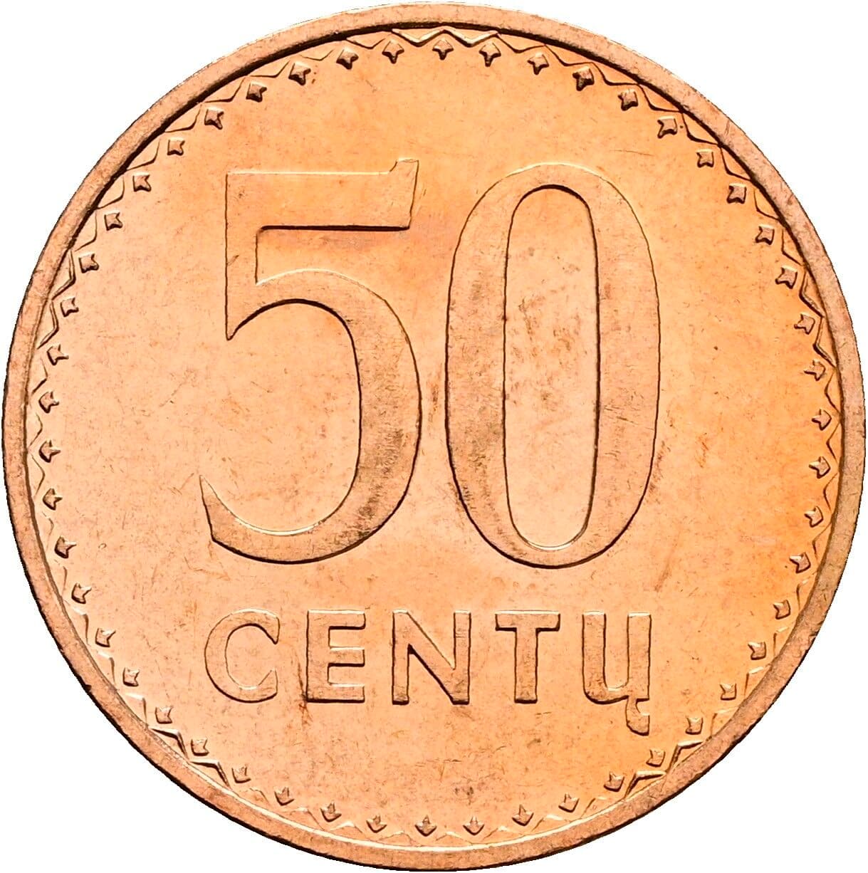 50 Centu 1991 – Vorderseite