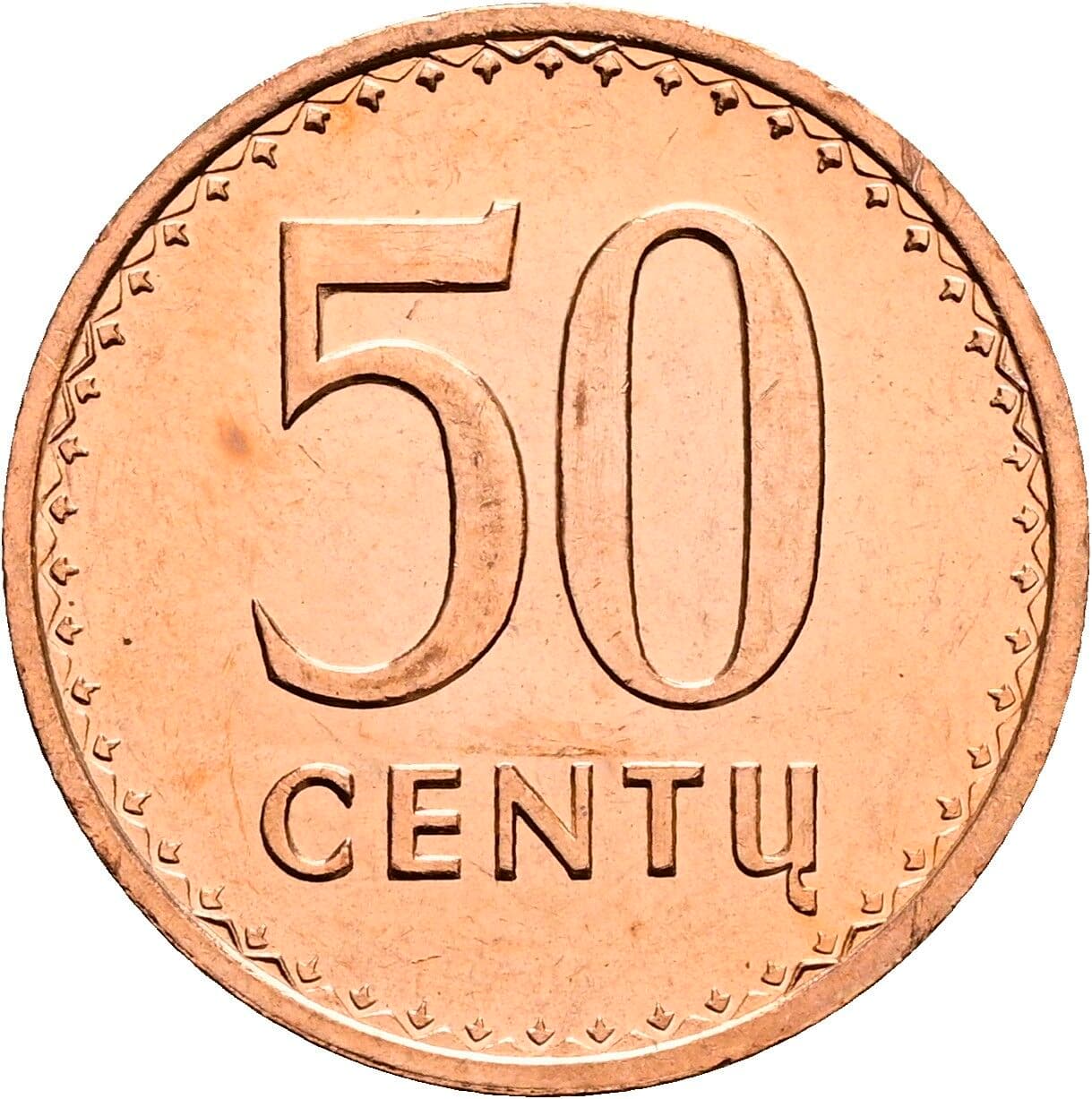 50 Centu 1991 – Vorderseite