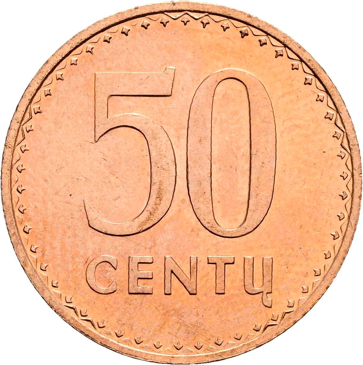 50 Centu 1991 – Vorderseite