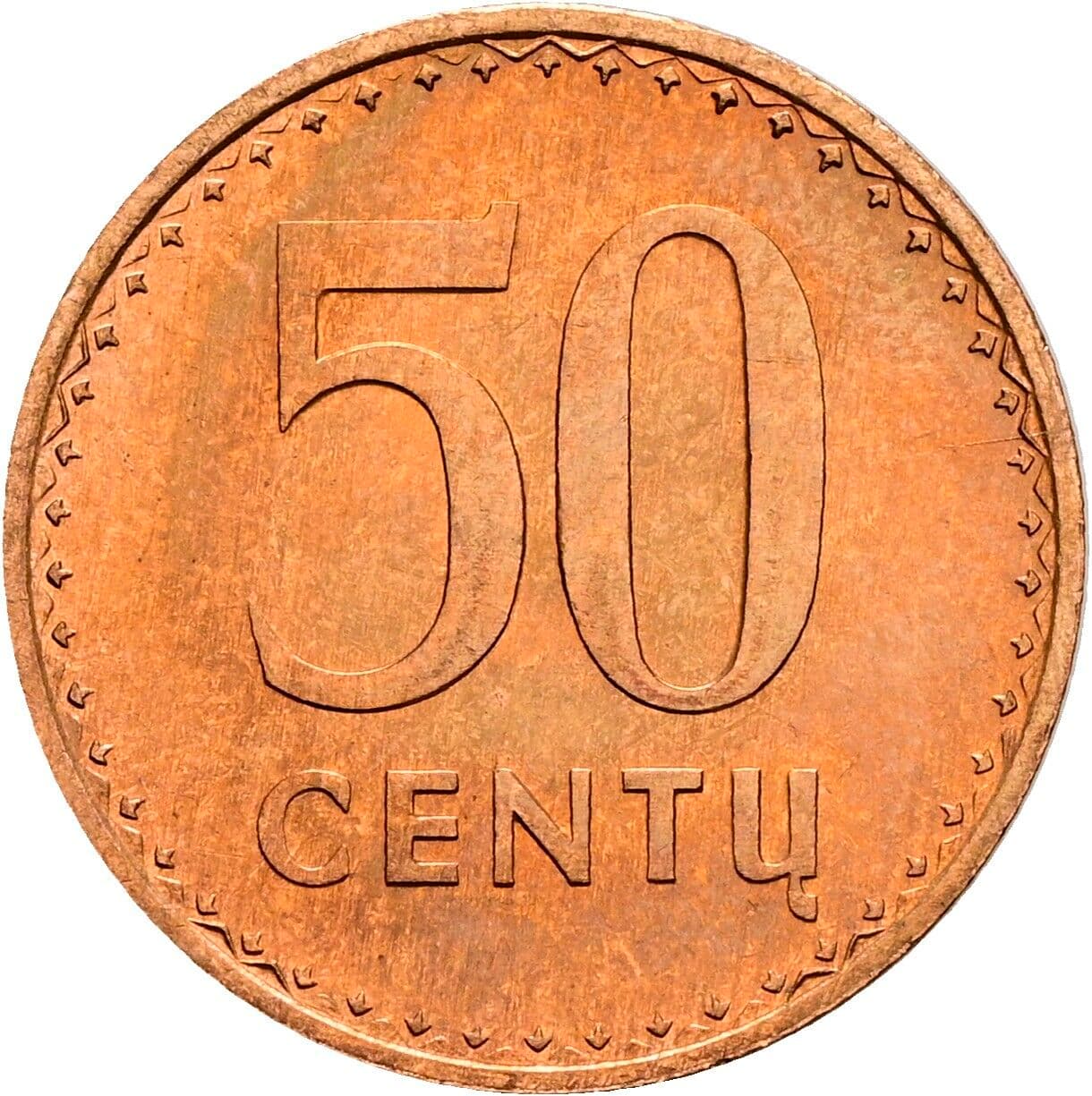 50 Centu 1991 – Vorderseite