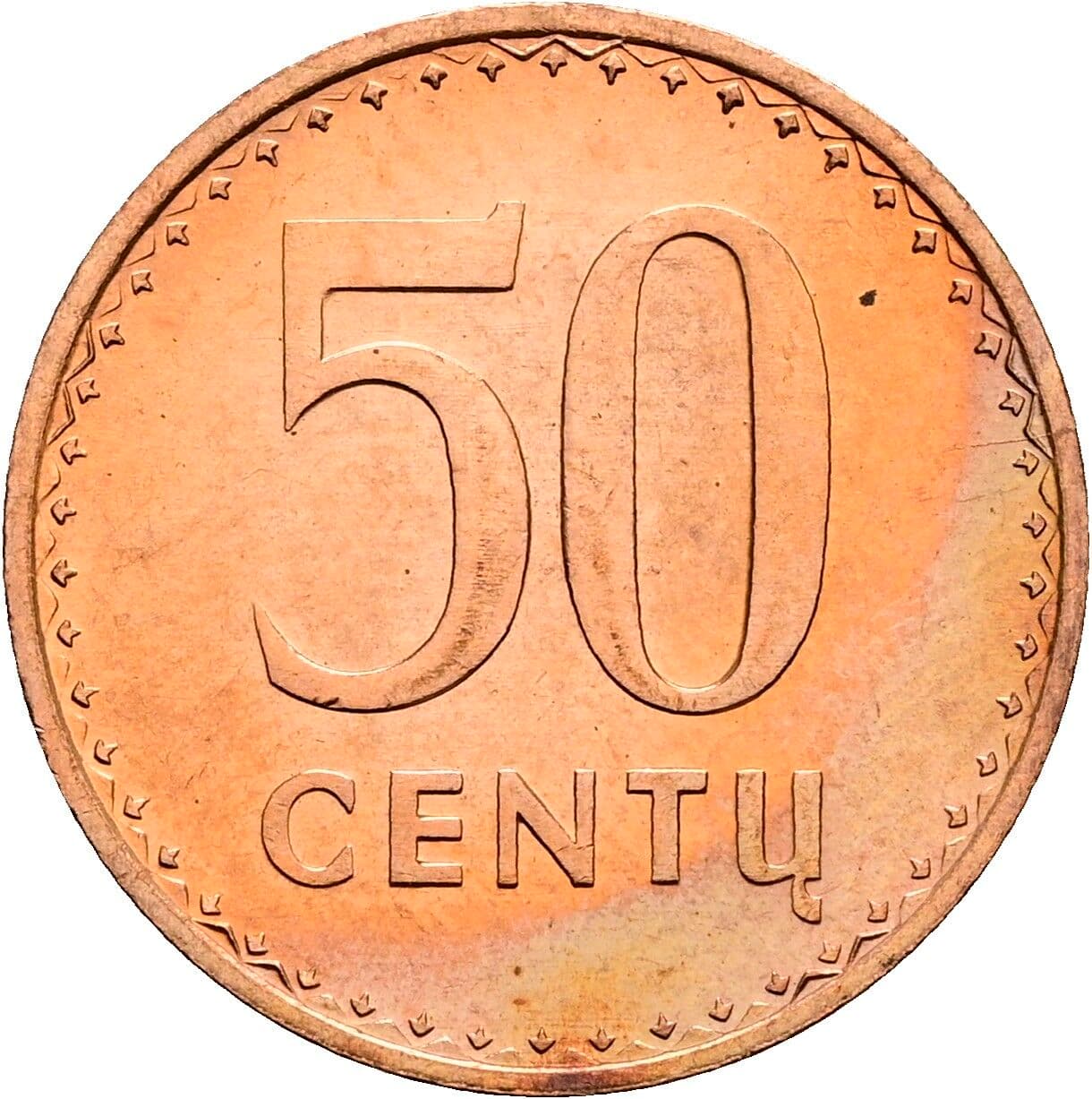 50 Centu 1991 – Vorderseite