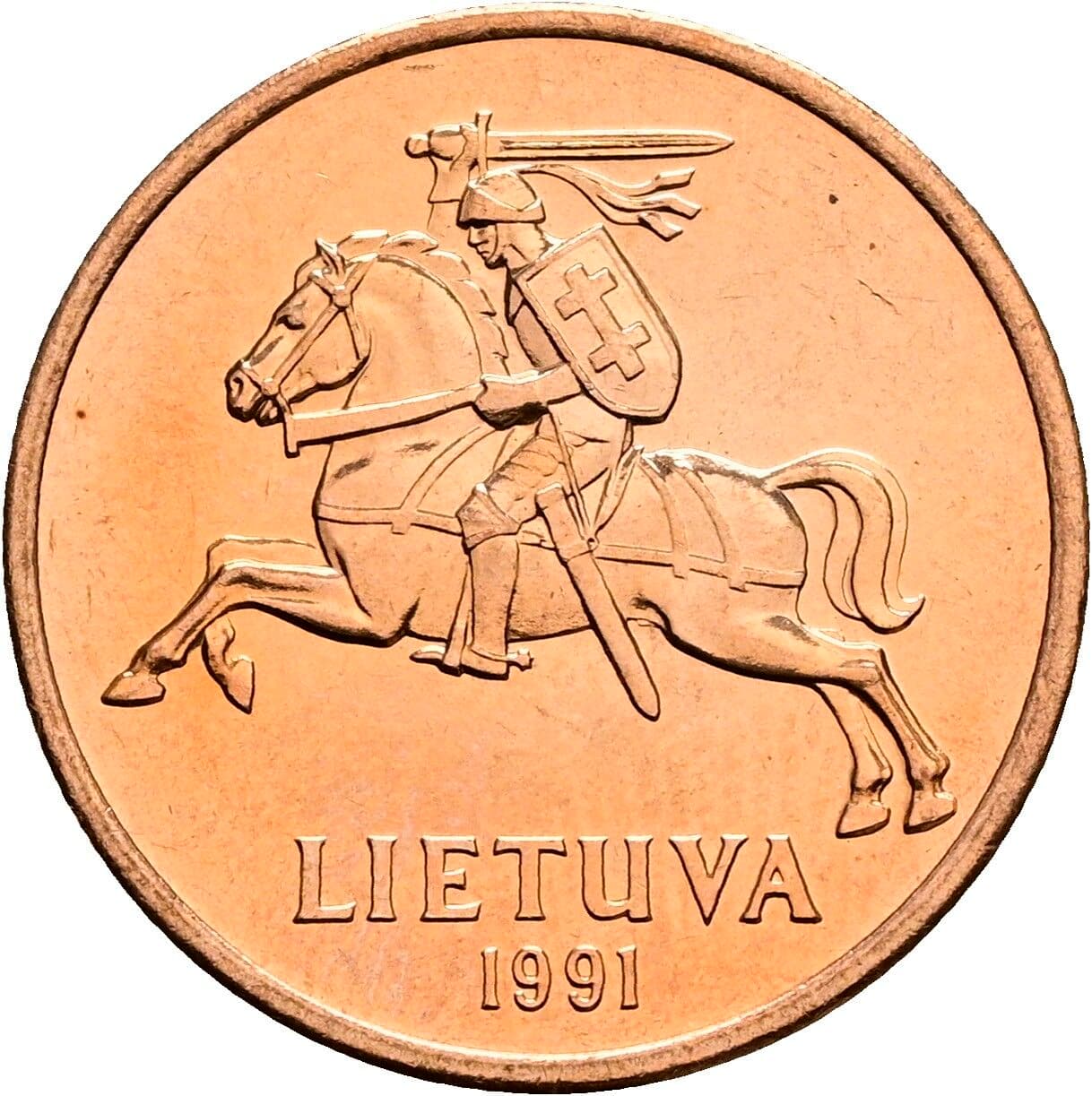 50 Centu 1991 – Rückseite