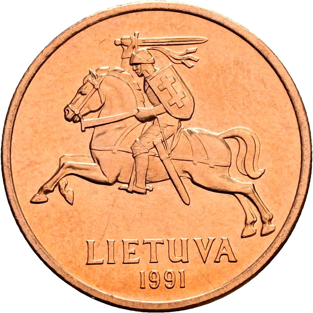 50 Centu 1991 – Rückseite