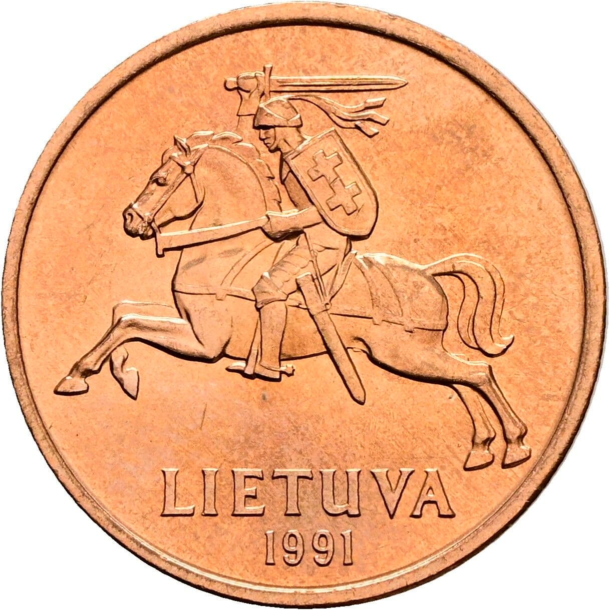 50 Centu 1991 – Rückseite