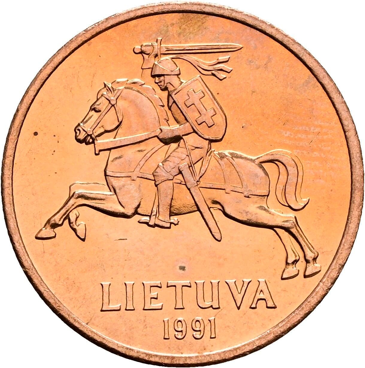 50 Centu 1991 – Rückseite