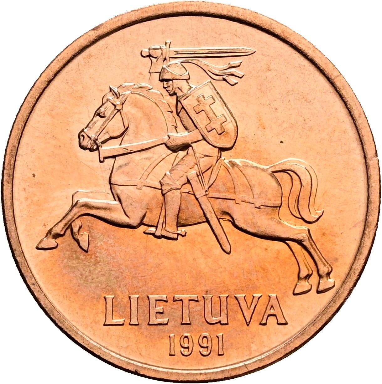 50 Centu 1991 – Rückseite