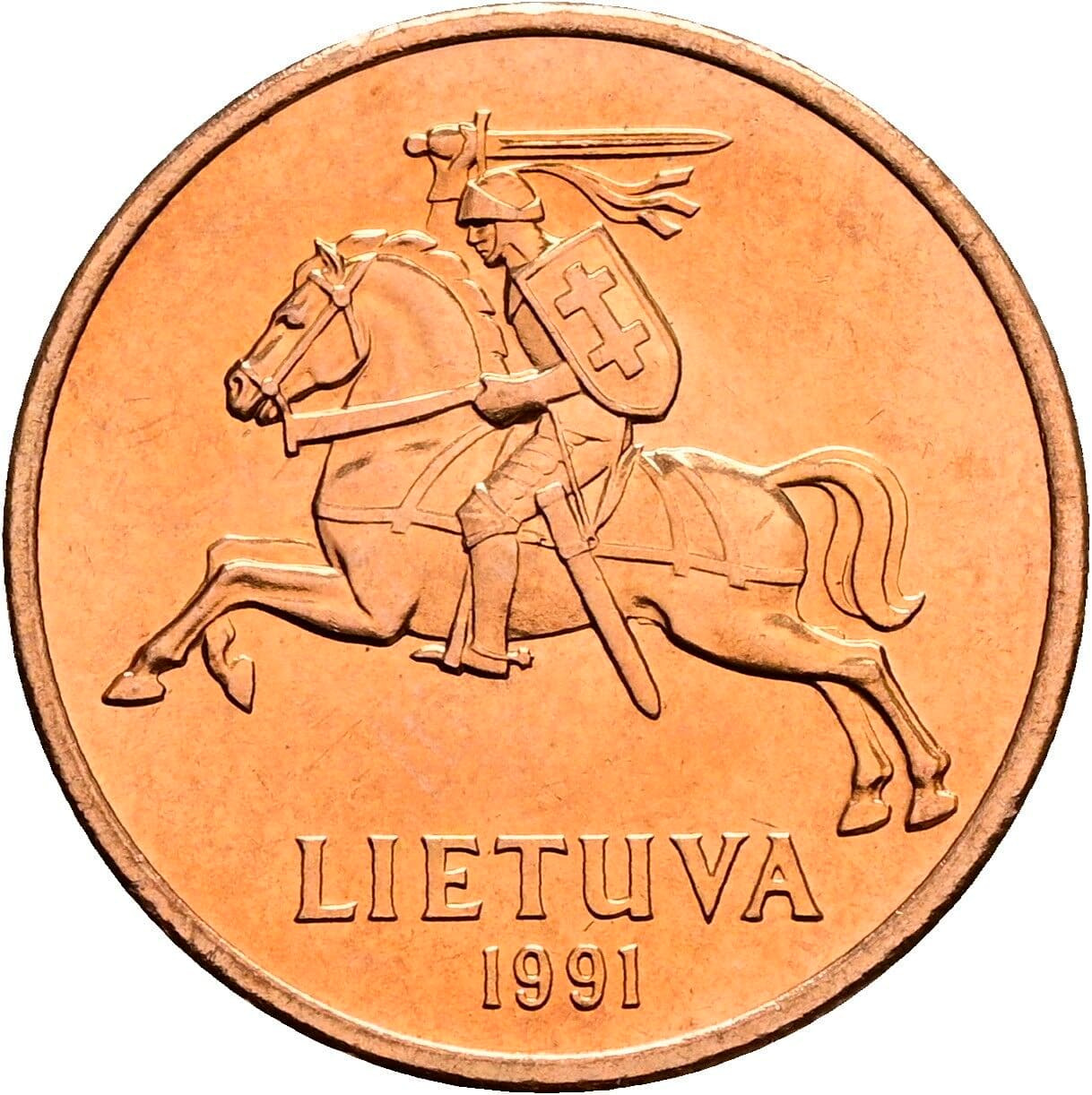 50 Centu 1991 – Rückseite