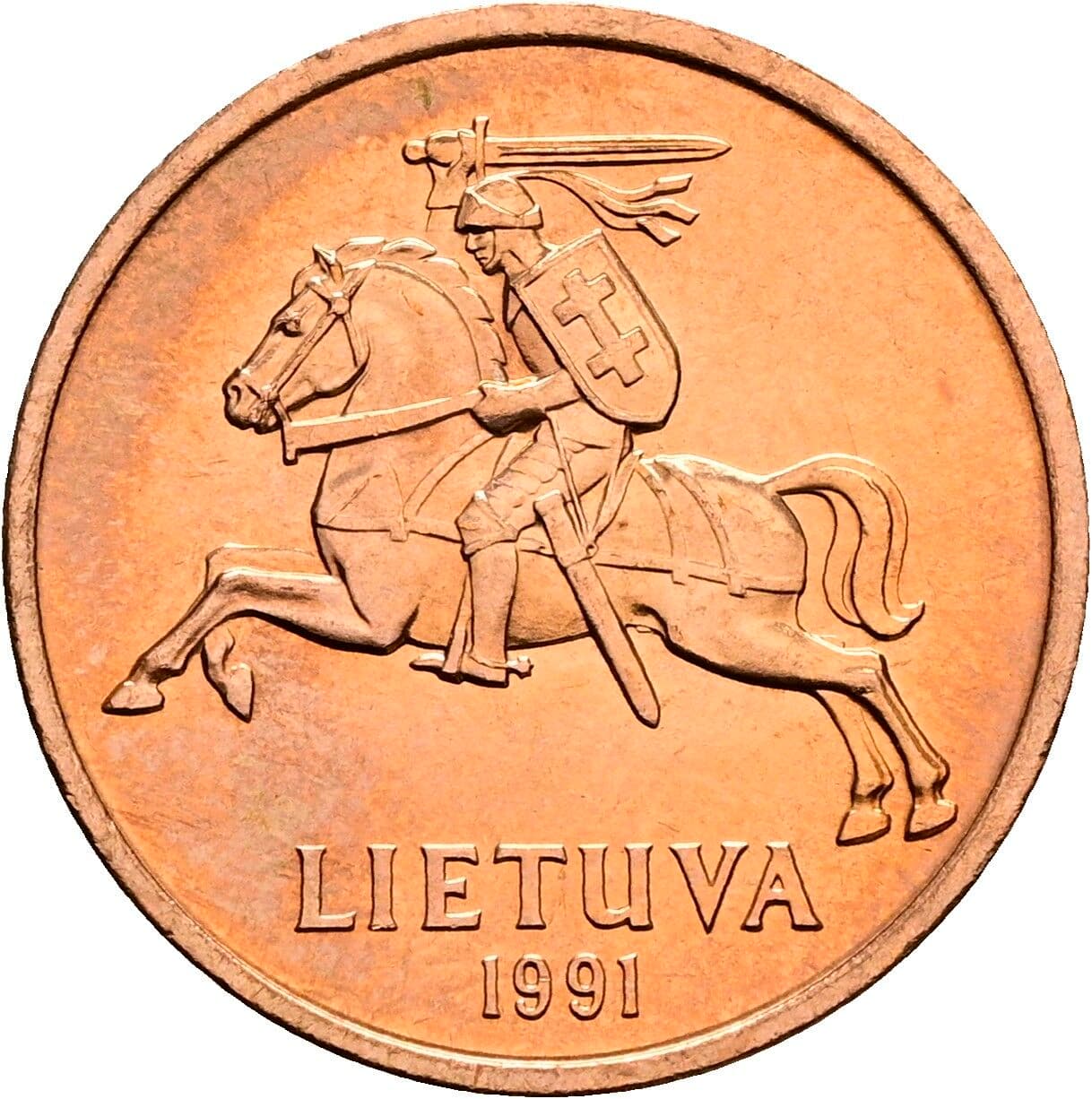 50 Centu 1991 – Rückseite