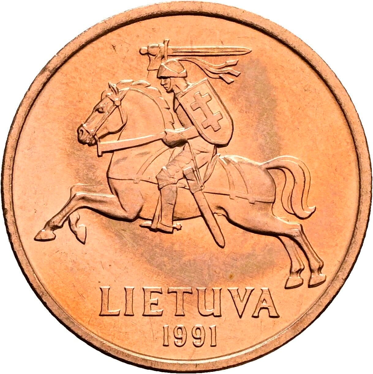 50 Centu 1991 – Rückseite