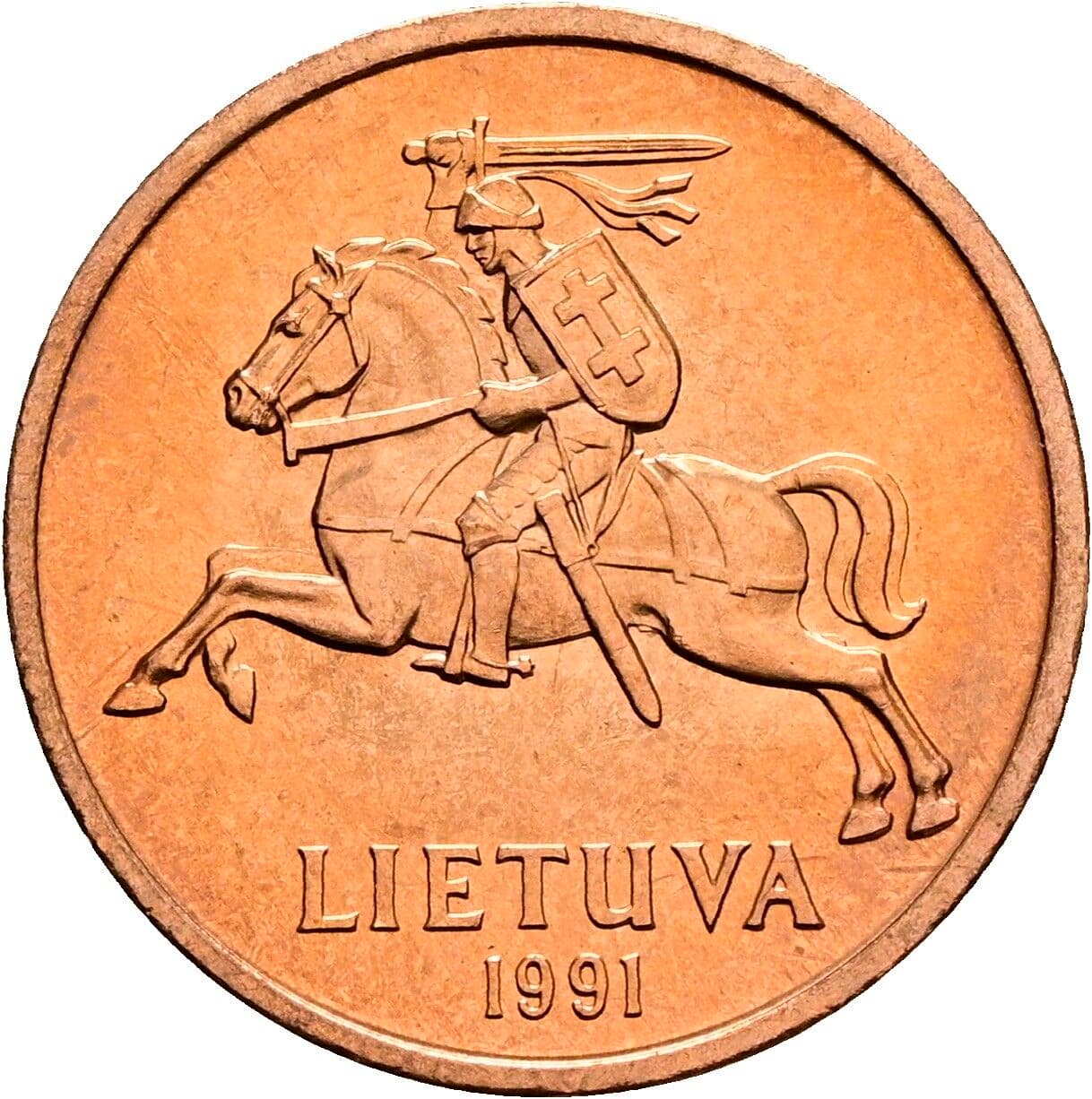 50 Centu 1991 – Rückseite