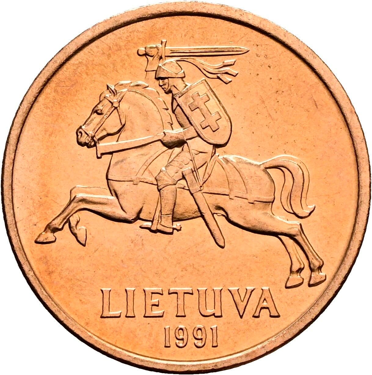 50 Centu 1991 – Rückseite
