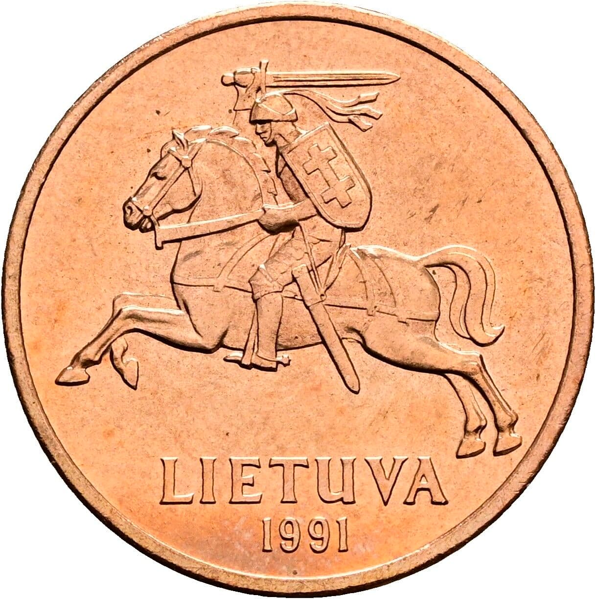 50 Centu 1991 – Rückseite